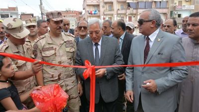 محافظ الدقهلية يفتتح مدرسة عرفة عبد المطلب الثانوية العسكرية بالمحمودية