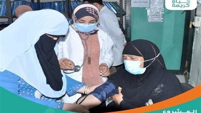 قوافل طبية بـ كفر الشيخ ضمن مبادرة حياة كريمة