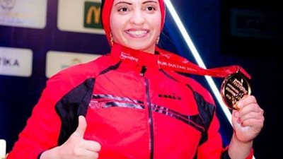 وزير الشباب والرياضة يهنئ ثنائي رفع الأثقال رحاب رضوان و شريف عثمان