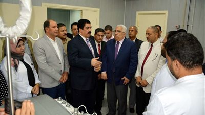 محافظ القليوبية يفتتح وحدة 