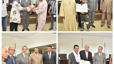 محافظ أسيوط يسلم 8 عقود جديدة للمستفيدين من منظومة تقنين أراضي الدولة