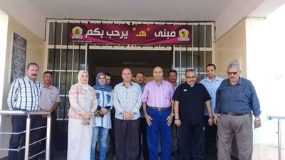 جولة تفقدية لرئيس جامعة المنيا لمتابعة تسكين طلاب بالمدن الجامعية