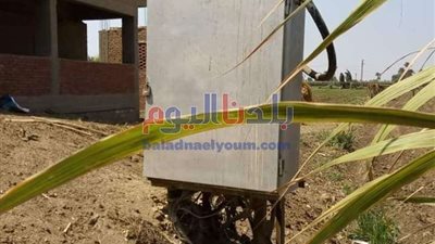 محولات كهرباء أمام المنازل في بني سويف تشكل خطر داهم على الأهالي