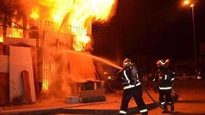 السيطرة على حريق بـ 5 منازل بقرية كوم أشفين بقليوب