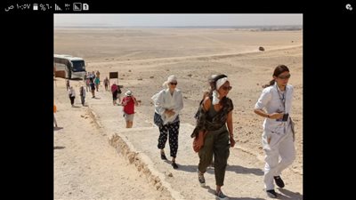 وفود سياحية متعددة الجنسيات تزور المناطق الأثرية بالمنيا