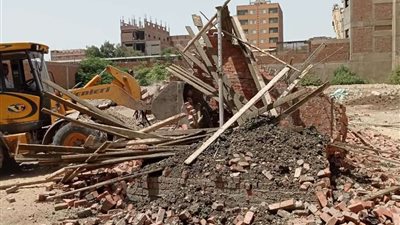 تنفيذ إزالات فورية لـ16 حالة تعدي على الأراضي الزراعية بالمنوفية