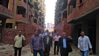 بالصور | الديب: استئناف أعمال بناء أبراج المعلمين ببني سويف بعد حصولها على حكم قضائي