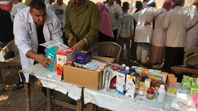 جامعة مدينة السادات تنظم قافلة بشرية مجانية بـ