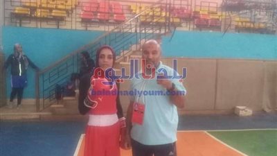 لاعبة نادي المنيا تتأهل لنصف نهائي بطولة الجمهورية للملاكمة