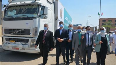 محافظة القليوبية تستقبل قافلة 