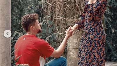 شاهد.. أول ظهور لخطيب نور عمرو دياب