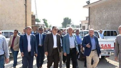 محافظ الشرقية يتفقد منطقة الكوبري الجديد بمدينة الزقازيق
