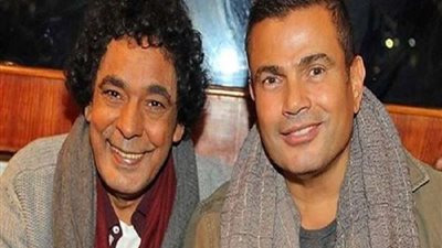 عمرو دياب يهنئ محمد منير بعيد ميلاده على طريقته