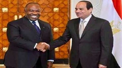 السيسي يطمئن هاتفيا على رئيس الجابون