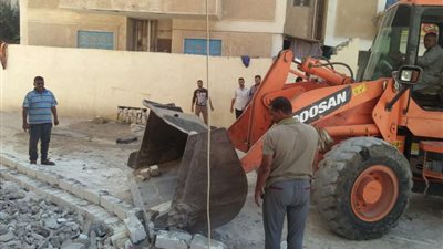 حملة مكبرة لإزالة الإشغالات بمطروح