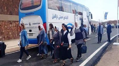 مطار سانت كاترين يستقبل وفود المؤتمر الدولي لـ