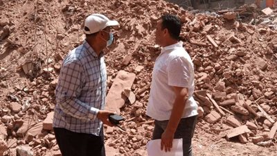 إخلاء 4 منازل مجاورة للعقار المنهار بشبرا الخيمة وإزالتها