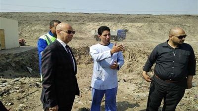وكيل وزارة الصحة بالشرقية يتابع الأعمال الجارية بمجمع المحارق بالخطارة