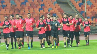 منتخب مصر يختتم تدريباته ببرج العرب استعدادًا لبتسوانا