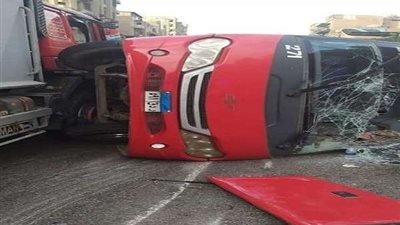 النيابة تطالب بسرعة تحريات المباحث حول حادث أتوبيس طلاب النزهة
