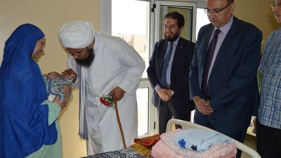 الحبيب علي الجفري يزور مستشفى الأطفال بجامعة المنصورة
