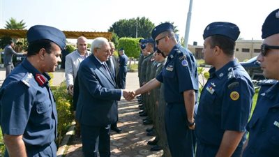 محافظ الدقهلية يشهد الاحتفالات بمعركة المنصورة بالقاعدة الجوية