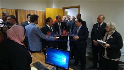 وزير المالية يتفقد المقر الرئيسي للهيئة العامة للتأمين الصحي الشامل بالقاهرة