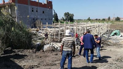 جولة ميدانية لإزالة المباني المخالفة بحوش عيسي