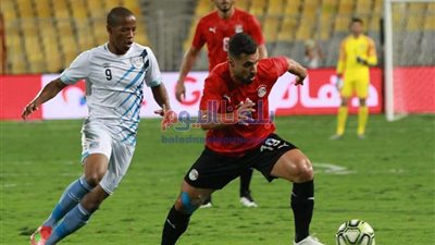 منتخب مصر يتقدم بالهدف الأول في شباك بوتسوانا