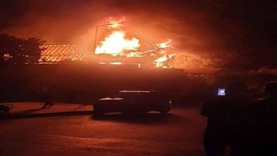 السيطرة على حريق داخل كنسية مارجرجس بحلوان