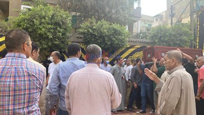 بالصور | تشييع جثمان نجل الشيخ الشعراوي بمسقط رأسه في الدقهلية