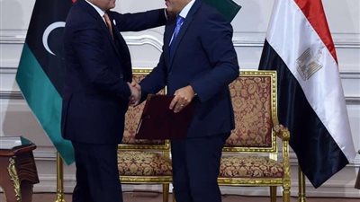 بالصور | اللجنة العليا المصرية الليبية المشتركة توقع 14 مذكرة تفاهم و6 عقود تنفيذية