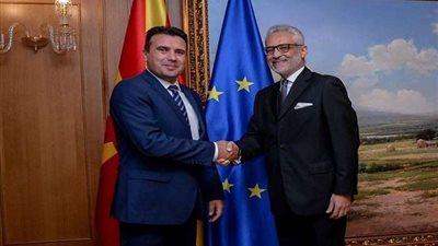 بالصور.. مؤيد الضلعي يلتقي سفير مصر لدى جمهورية بلغاريا