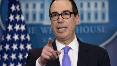 وزير الخزانة الأمريكي: العقوبات المفروضة على تركيا شملت وزارتي الطاقة والدفاع