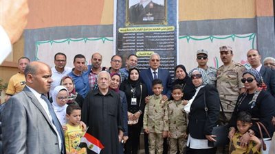 محافظ الدقهلية يحتفل بإطلاق اسم الشهيد محمد سمير إدريس على مدرسة العوضية بشربين