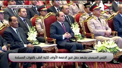 السيسي يستعرض المهارات الطبية لنماذج من المحاكاة الطبية