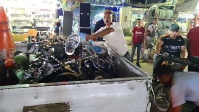 الجيزة تشن حملة مكبرة لـ ضبط مخالفات الإشغالات من المحال والمقاهي