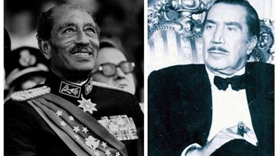 شكره عليها في خطاب رئاسي.. قصة 4 كلمات لـ يوسف وهبي أعجبت السادات