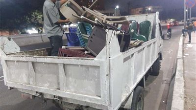 بالصور | حملات مكبرة لإزالة الإشغالات بشوارع الإسكندرية