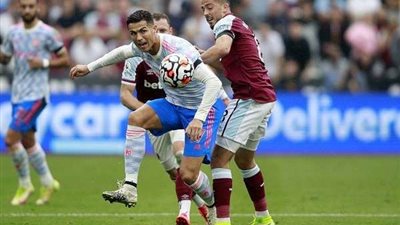 الشوط الأول.. رونالدو يتعادل لـ مانشستر يونايتد أمام وست هام بالدوري الإنجليزي (فيديو)