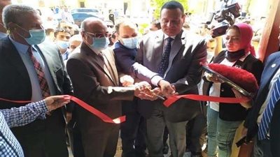 بالصور | وزير العدل يفتتح مجمع محاكم شمال دمنهور الجديد