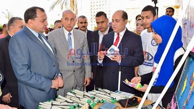 جامعة بني سويف تحتفل باليوم العالمي للعصا البيضاء