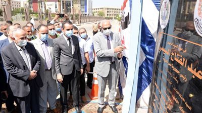 بالصور | وضع حجر الأساس للمرحلة الثالثة لاستكمال إنشاءات مبنى كلية الآداب الجديد بجامعة المنصورة