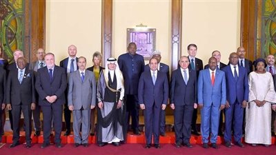 السيسي يستقبل وفود الدول المشاركة في أسبوع القاهرة الثاني للمياه