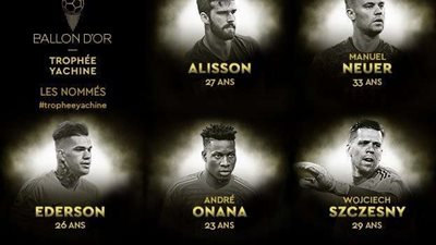 فرانس فوتبول تعلن المرشحين لجائزة 