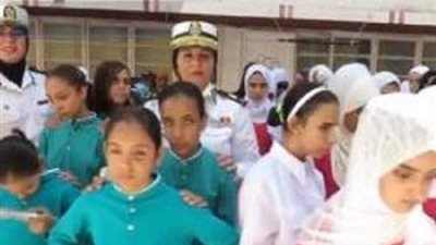 مديرية أمن شمال سيناء تنظم زيارة لمدرسة النور للمكفوفين