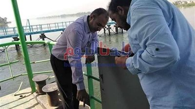 رئيس مدينة أبوقرقاص بالمنيا يتفقد حالة المعديات بقرية بني حسن