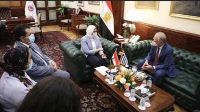 السفير اليوناني لدى مصر يؤكد أهمية التعاون مع مصر وتبادل الخبرات خاصة فى القطاع الصحي