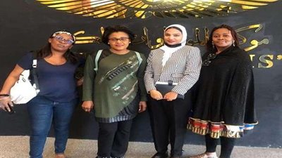 وفود من الجاليات العربية والافريقية فى زيارة للمتحف القومي للحضارة