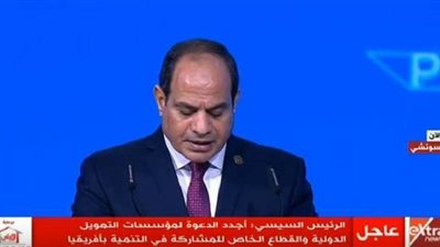 السيسي يجدد دعوته لمؤسسات التمويل الدولية للمشاركة في تنمية إفريقيا